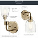 Meller 1 Light 5.5 inch Champagne Bronze Wall Sconce Wall Light